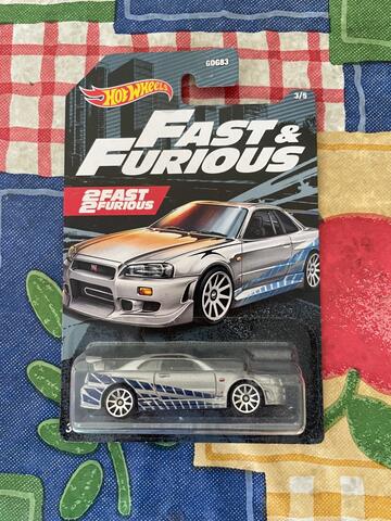 nissan skyline gtr r34 fast and furious 2 hot wheels