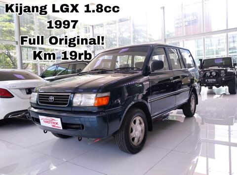 Toyota Kijang LGX 1.8cc 1997 Full Original Cat 100% Ori Tangan Pertama dari Baru