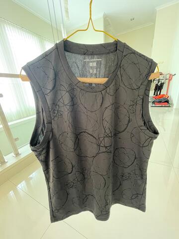 Singlet gym pria Uniqlo - FBT 100% new original