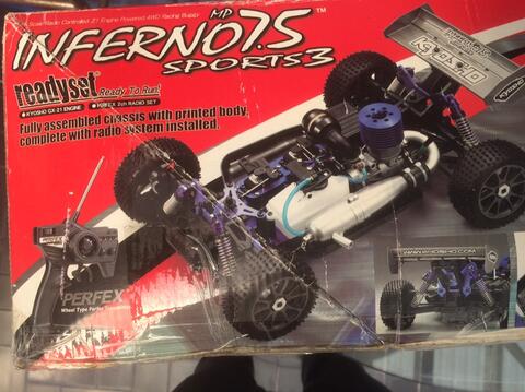 KYOSHO Inferno MP 7.5 Sports3 - RC Nitro racing buggy ready set full set original