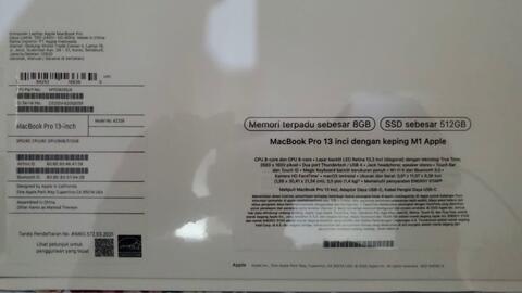 Macbook Pro M1 2020