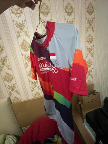 Jersey roadbike pria Pruride x League 100% new original