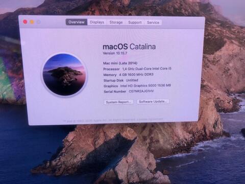 sale mac mini core i5 SSD 512gb ram 4gb tahun 2014 murah gan