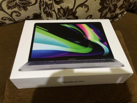macbook pro chip M1 2020 touchbar mulus fullset eks ibox