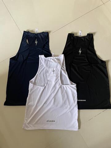 Singlet gym / running pria VOLT 2nd 100% ori pakai 1x