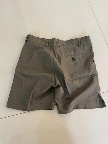 Celana pendek pria linen 2nd 100% original REMEDY baru pake 1x