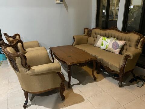 SOFA JATI TUA ASLI FULL SET