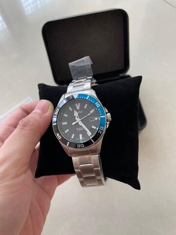Jam tangan analog pria stainless Alba 100% new original