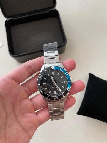 Jam tangan analog pria stainless Alba 100% new original
