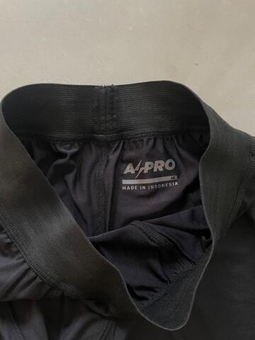 Bundle set singlet running & celana compression pria Aspro original