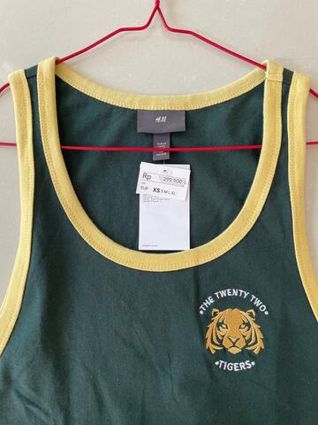 Singlet pria H&M 100% new original