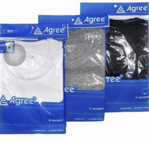 KAOS OBLONG AGREE SPORT T-SHIRT SINGLET KAOS DALAM PRIA