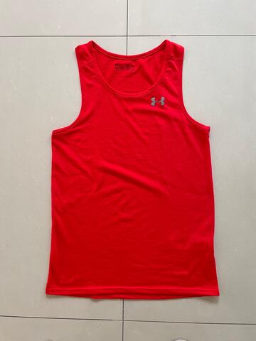 Bundle singlet gym / running pria Underarmour - New Balance 2nd 100% ori