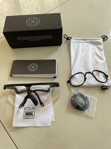 Kacamata gowes / roadbike unisex photocromic alba optics delta 2nd acm black