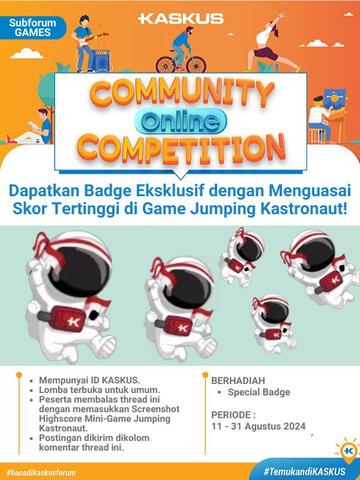 Dapatkan Badge Eksklusif dengan Menguasai Skor Tertinggi di Game Jumping Kastronaut!
