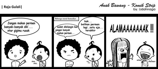 Kartun Strip Anak Bawang