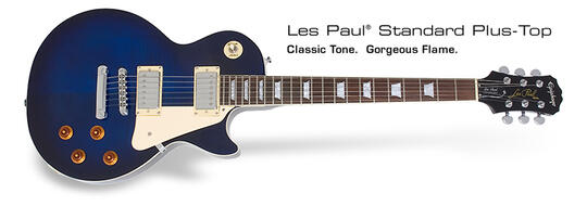 epiphone les paul blue