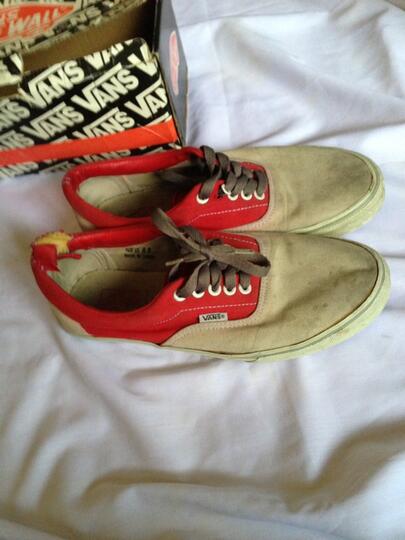 red grey vans