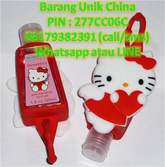 Handgel Pocket bag Sanitizer Karakter 3D glow in the dark boneka reseller dropship ok