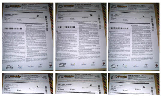 Tiket JRL 2013