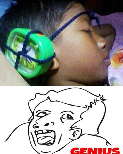 seorang anak genius temukan cara ampuh agar tidak bangun kesiangan