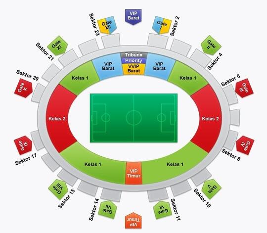 JUAL TIKET MURAH INDONESIA VS ARSENAL ALL KATEGORI (DISC 10%)