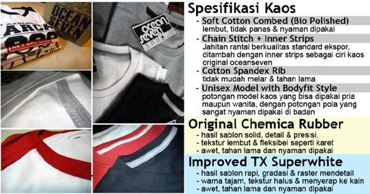 T-Shirt and Raglan Ocean Seven
