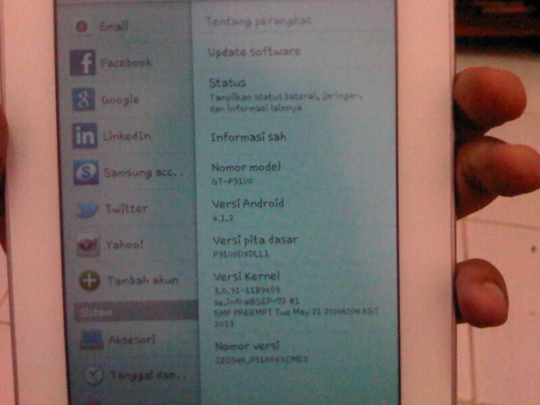 samsung tab mulus
