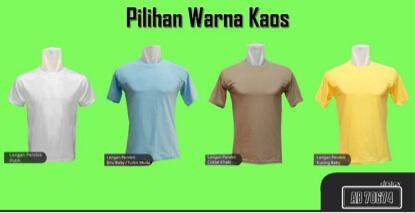 Karikatur T-shirt (bisa request wajah)