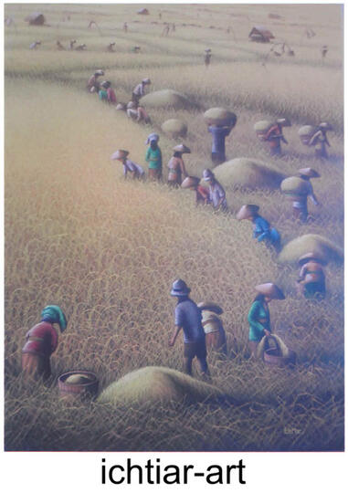 Lukisan Sawah