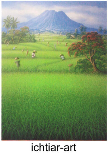 Lukisan Sawah