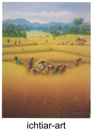 Lukisan Sawah
