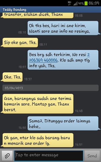 Kumpulan Testimoni id: billyaris