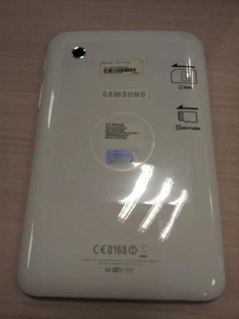 Samsung Galaxy Tab 2.7 white 16Gb lengkap and mulus
