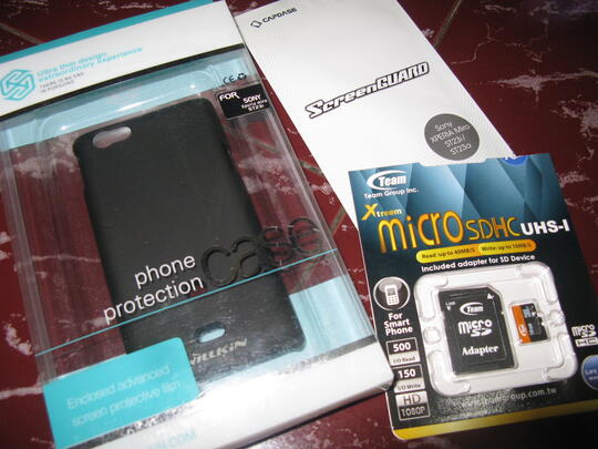 Hardcase NILLKIN, Team X-treem Micro SDHC UHS-1 16Gb, SP Capdase for Xperia Miro