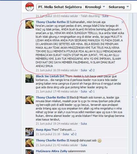 Kelakuan Member Melia Sehat Sejahtera Ngakak Gan Page 44 Kaskus