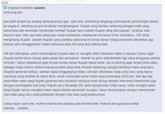 1 Januari 2014, Perubahan Rp 1.000 Jadi Rp 1 Bakal Dimulai