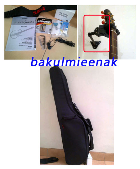 SILENT GUITAR YAMAHA SLG 110S STRINGS (Mint, like new) banyak bonus..