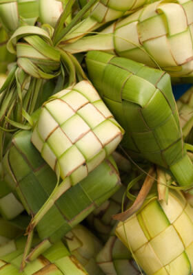 Gambar Beras Putih  Gambar  Ketupat Lebaran Hitam Putih  Gambar  Islami