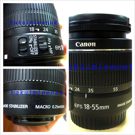 Lensa Kit Canon EFS 18-55mm IS II (msh Garansi)