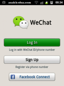 Wechat tidak bisa login di bb