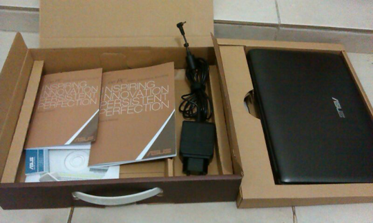 WTS Notebook Asus Eee 1025 PC Flare series Grey second baru 5 bulanan