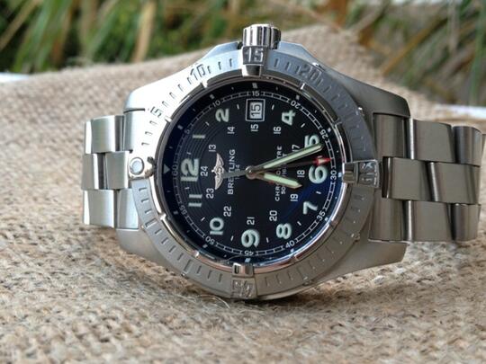 Terjual ORIGINAL BREITLING COLT QUARTZ 41MM. REF A74380. BLACK DIAL | KASKUS