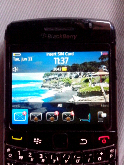 Jual BB Bold 9700 (Onyx 1) second batangan kondisi apa adanya