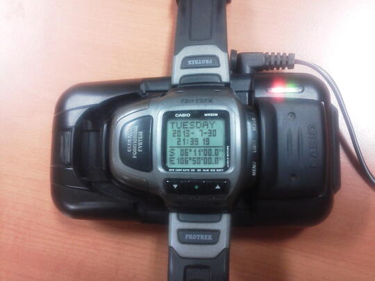 casio protrek global positioning system
