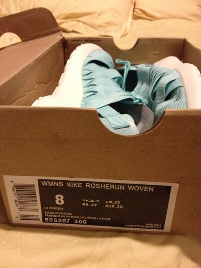 WTS - REPLIKA Roshe Run Woven (women) Baby Blue