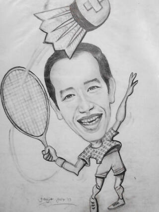 Terjual JASA LUKIS WAJAH & KARIKATUR ,CEPAT,HEMAT  KASKUS