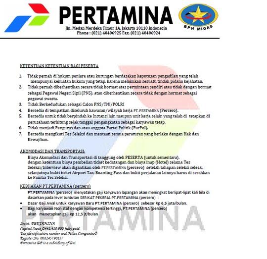 Balasan Dari Penipuan Interview Dari Pertamina Kaskus