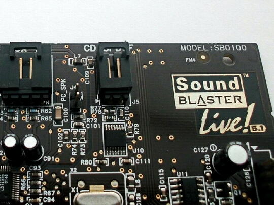 Sound blaster live ct4830 vista