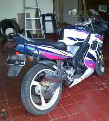 Terjual Jual motor  langka  Yamaha TZM rajanya 2 tak di  